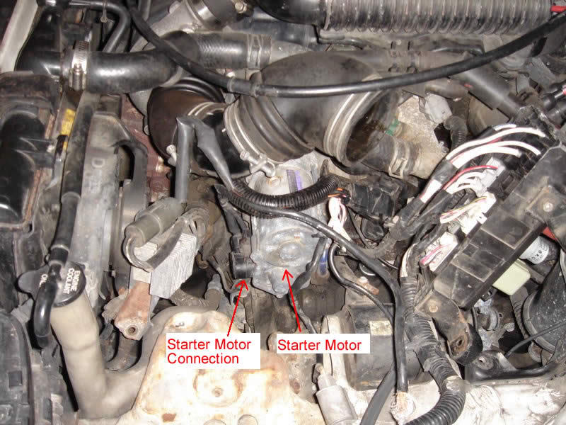 where is the starter located on a 1990 toyota celica #7