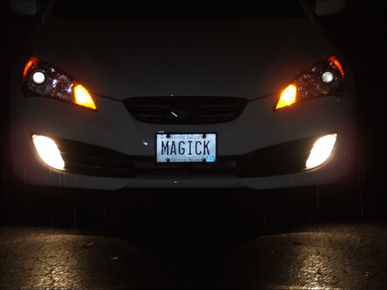 Factory Fog Lights Step by Step for Hyundai Genesis Coupe Exterior