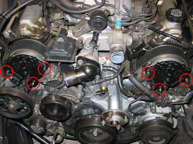 Timing Belt & Water Pump Replacement for Lexus LS400 LS430 LS460 1990 ...